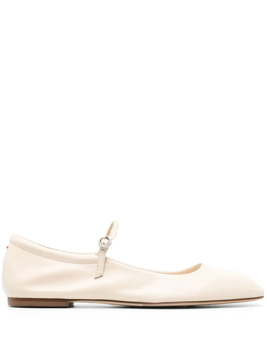 Maryjane leather ballerina shoes 1