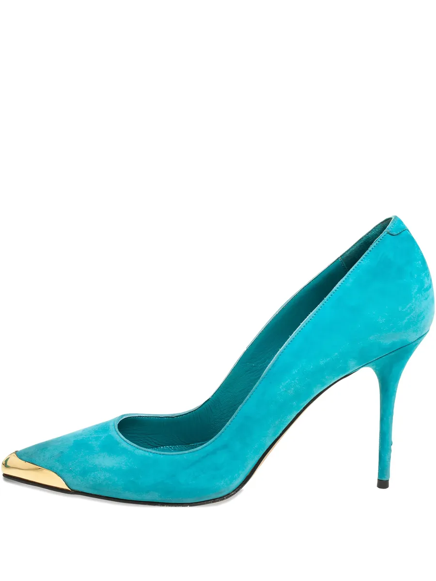 100mm pointed toe tip pumps 1