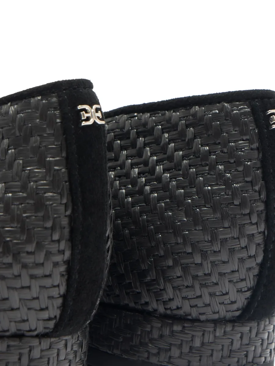 Esmira bow woven ballet flat pumps 8