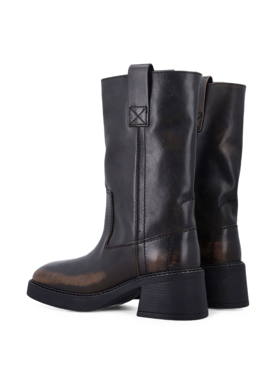 Inaya calf leather ankle boots 3