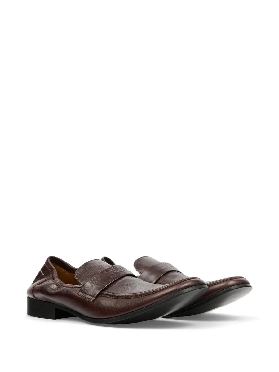Swing-toe leather loafers 3