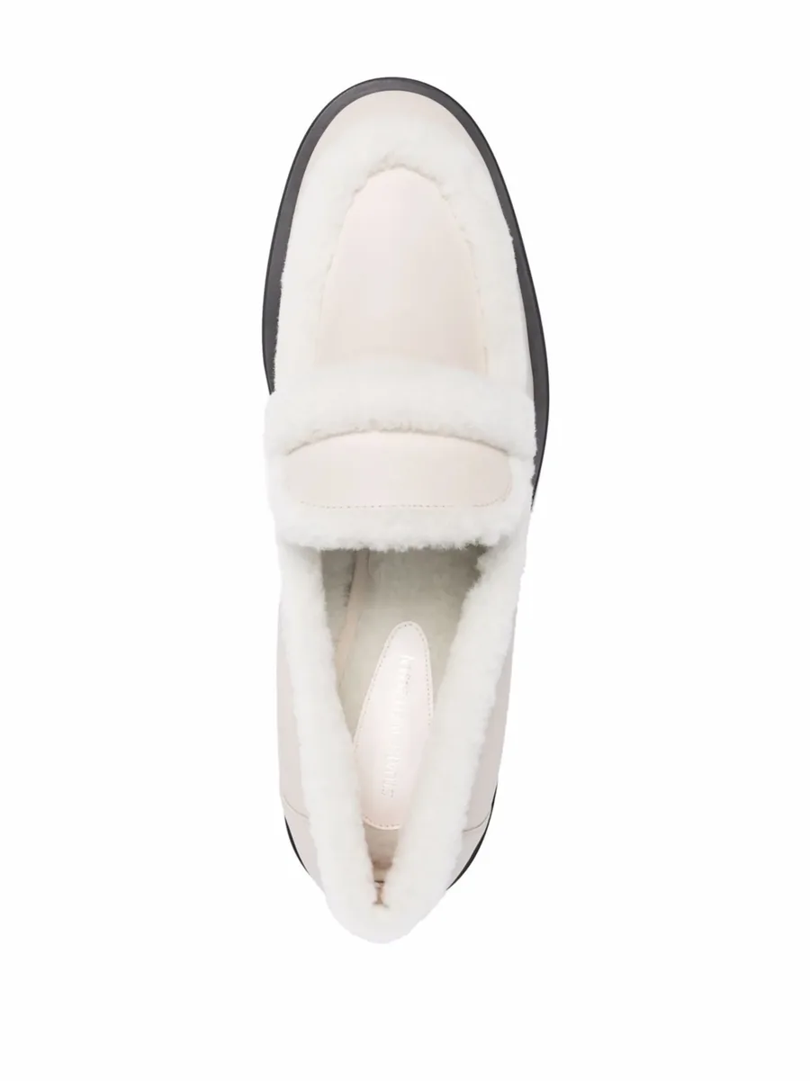 shearling trim loafers 8