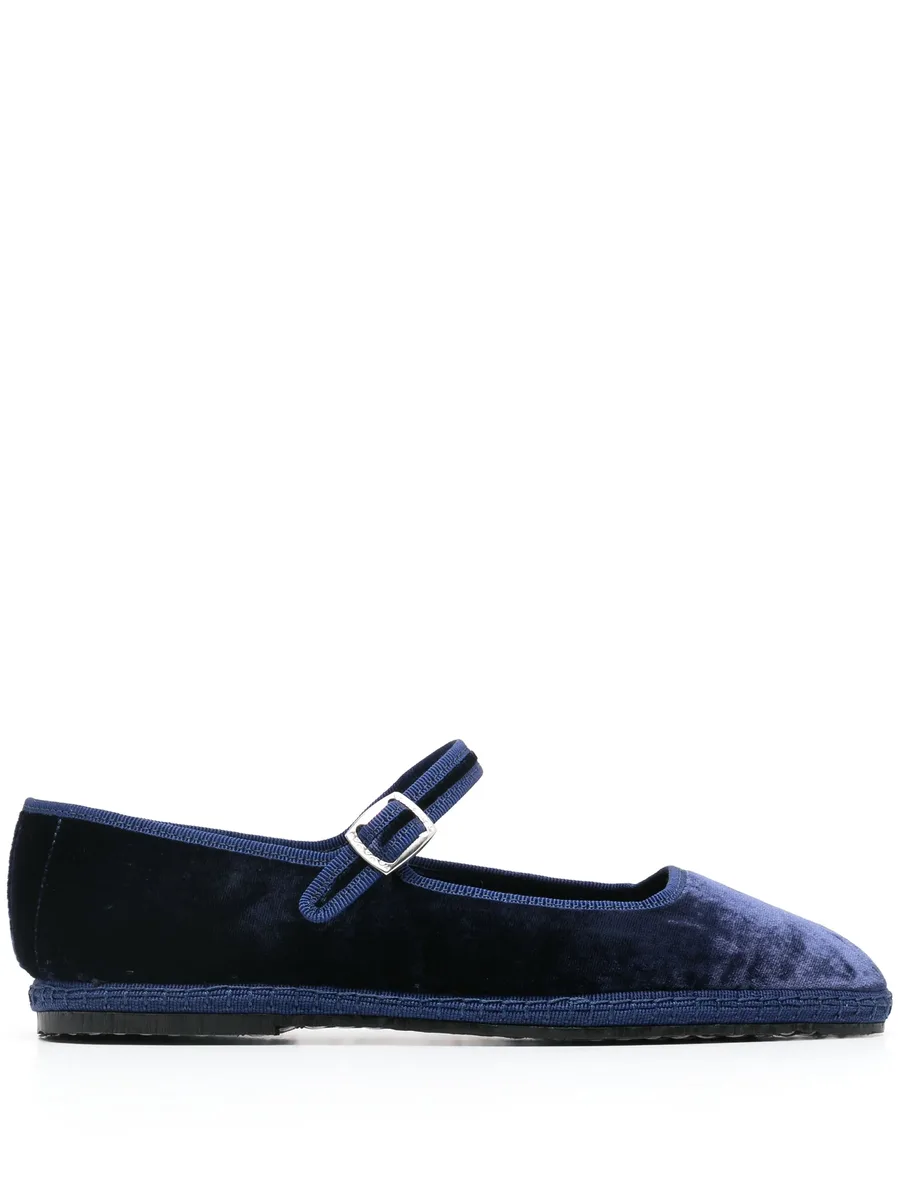 Petra velvet ballerina shoes 2