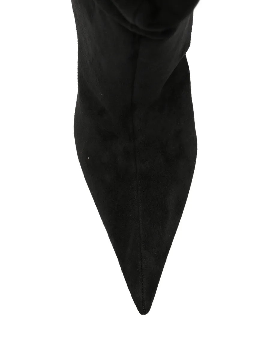 Anok slouched suede boots 4