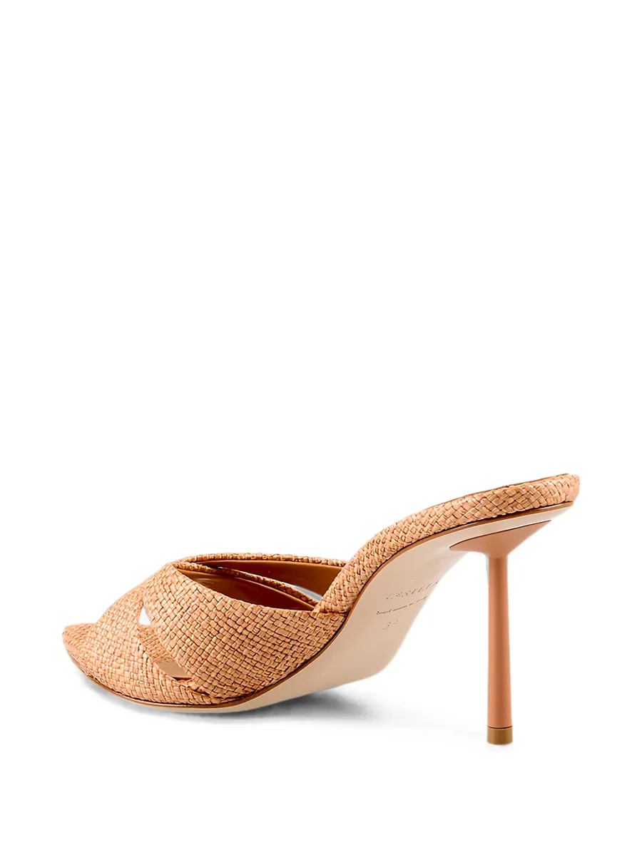 Shirley woven crossover heeled sandals 5