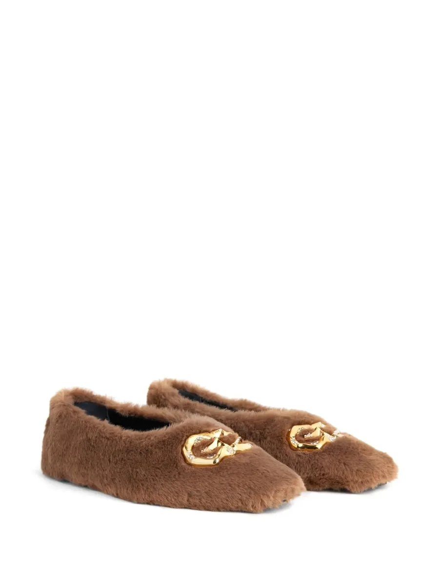 Lucreciia faux fur loafers 3