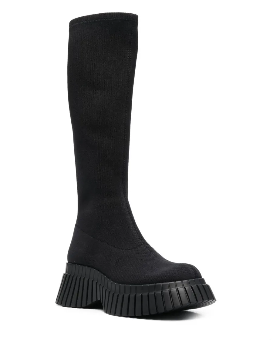 70mm knitted platform boots 3