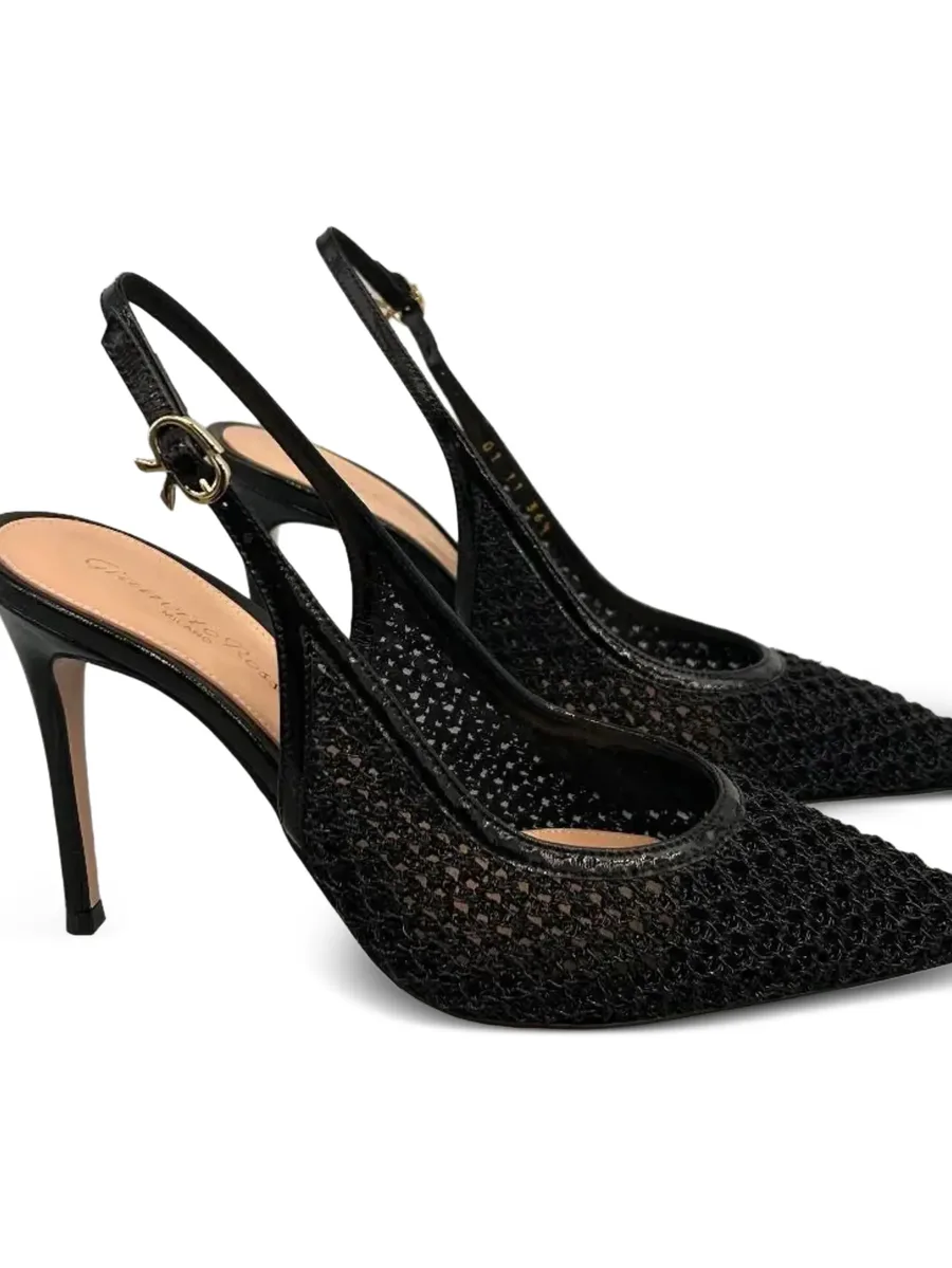 stiletto slingback heeled pumps 7