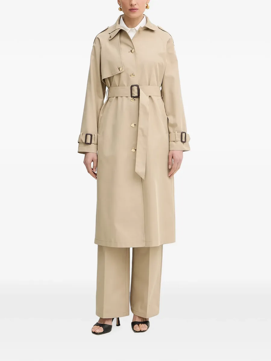 layered-detail straight-leg trousers 2