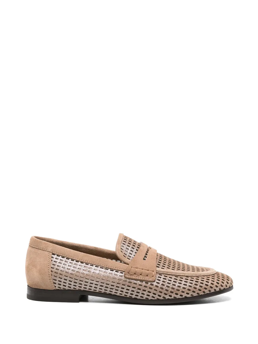 perforated suede loafers 2