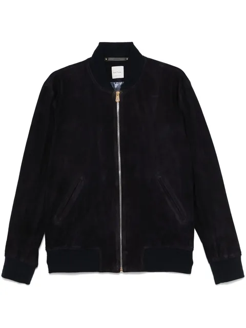 suede bomber jacket