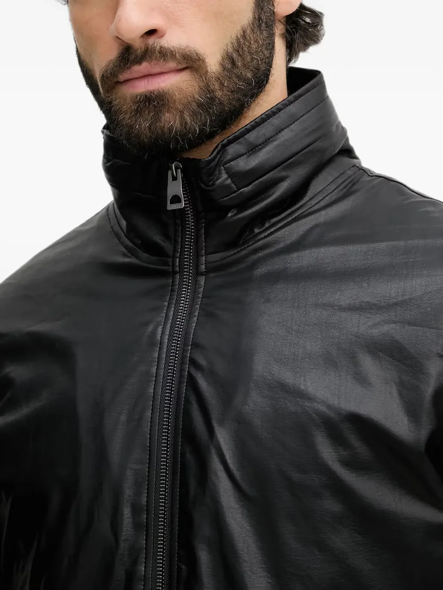 logo-plaque zip-up jacket 4