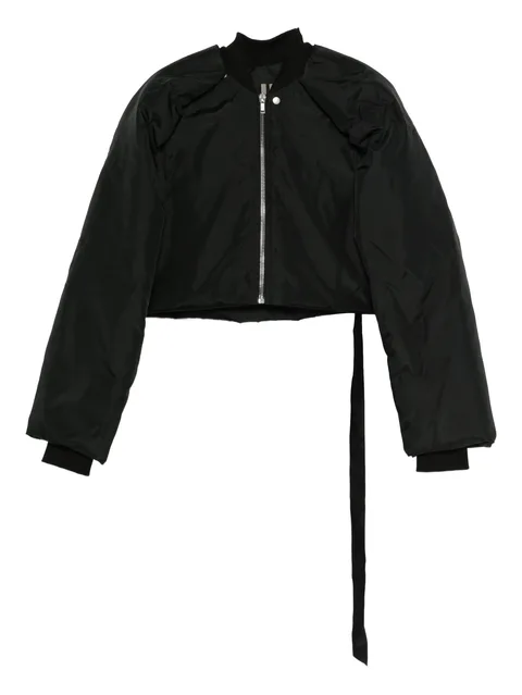 cropped bomber jacket