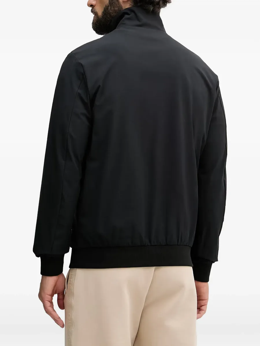 logo-patch zip-up jacket 3