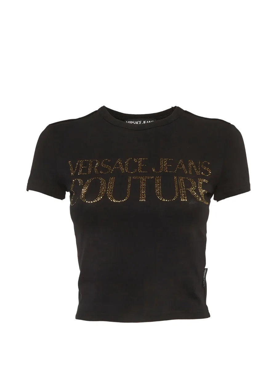 embellished logo T-shirt 1