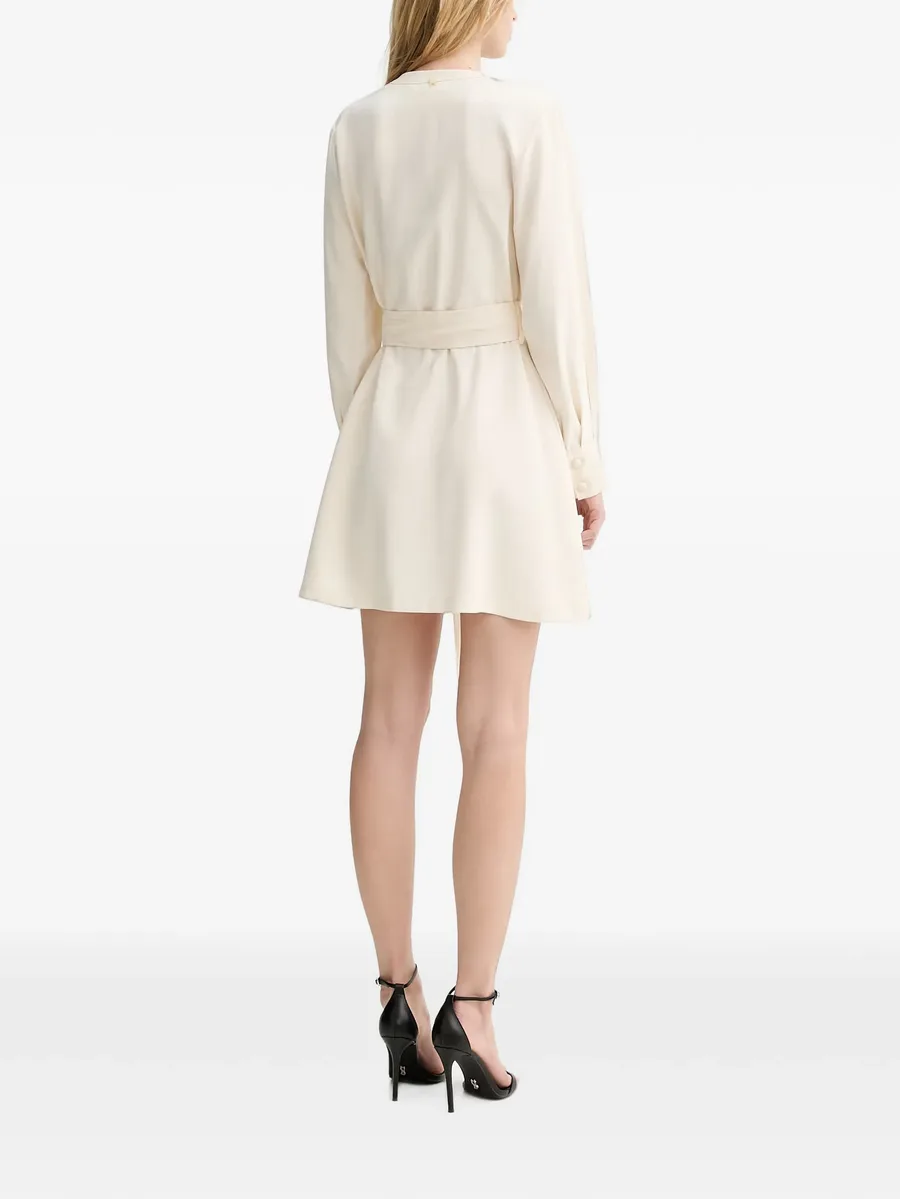 pockets belted mini dress 2