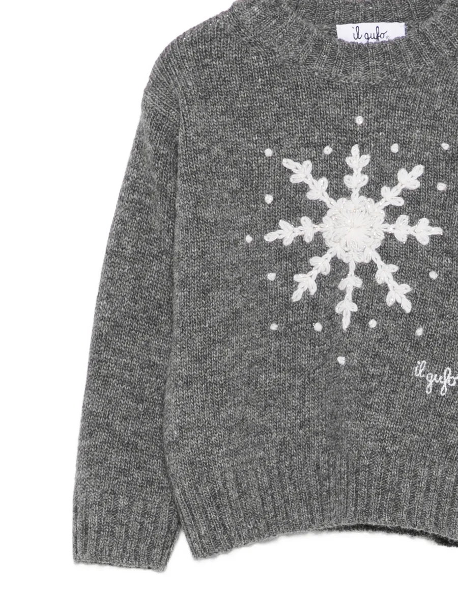 snowflake-embroidered sweater 3