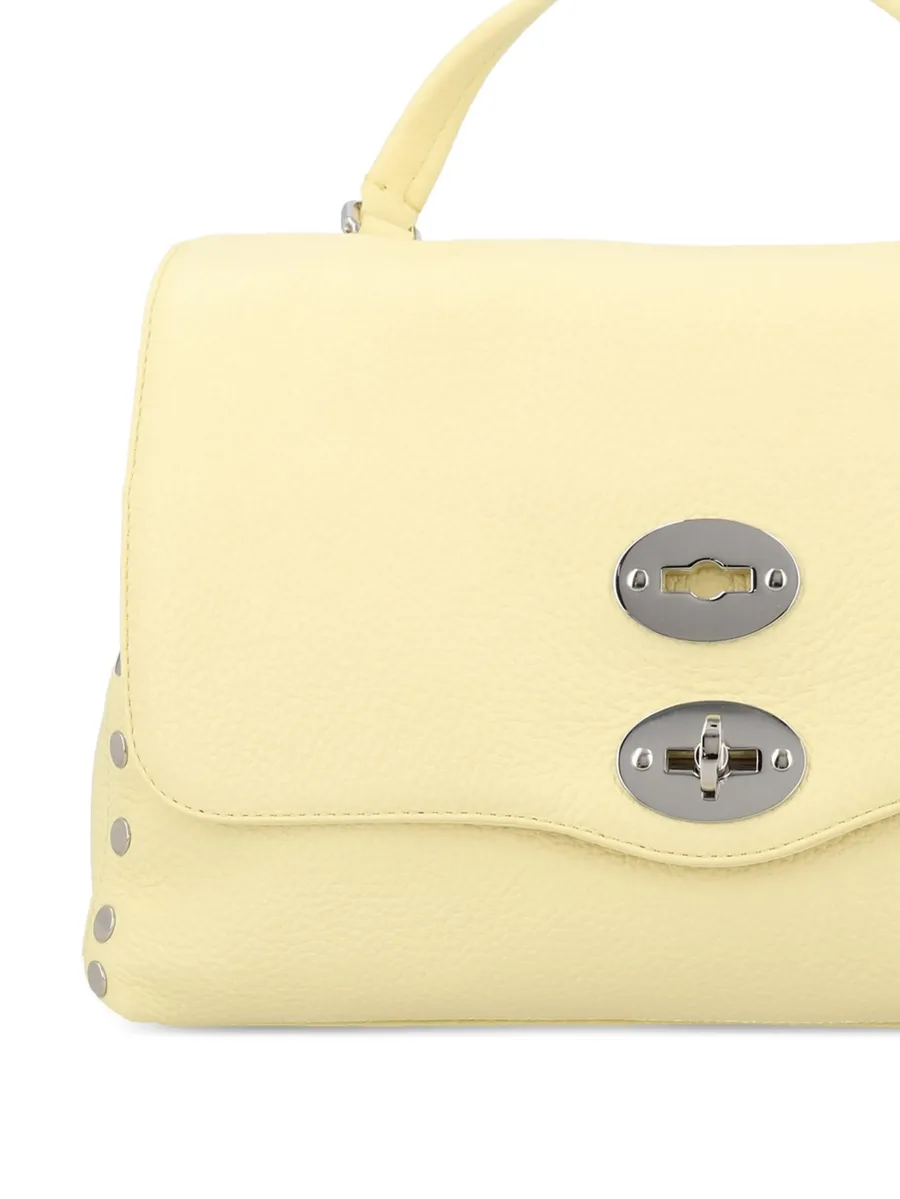 stud-embellished grained leather shoulder bag 3