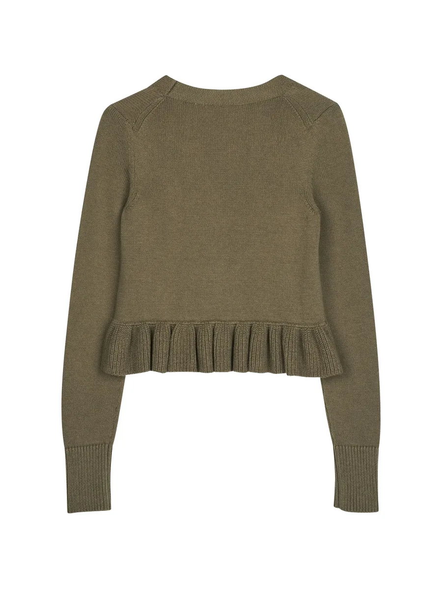 Prisca ruffled prisca cardigan 3