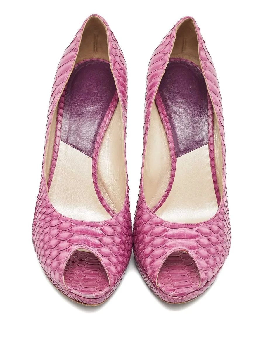 туфли Miss Dior 110 с открытым носком 6