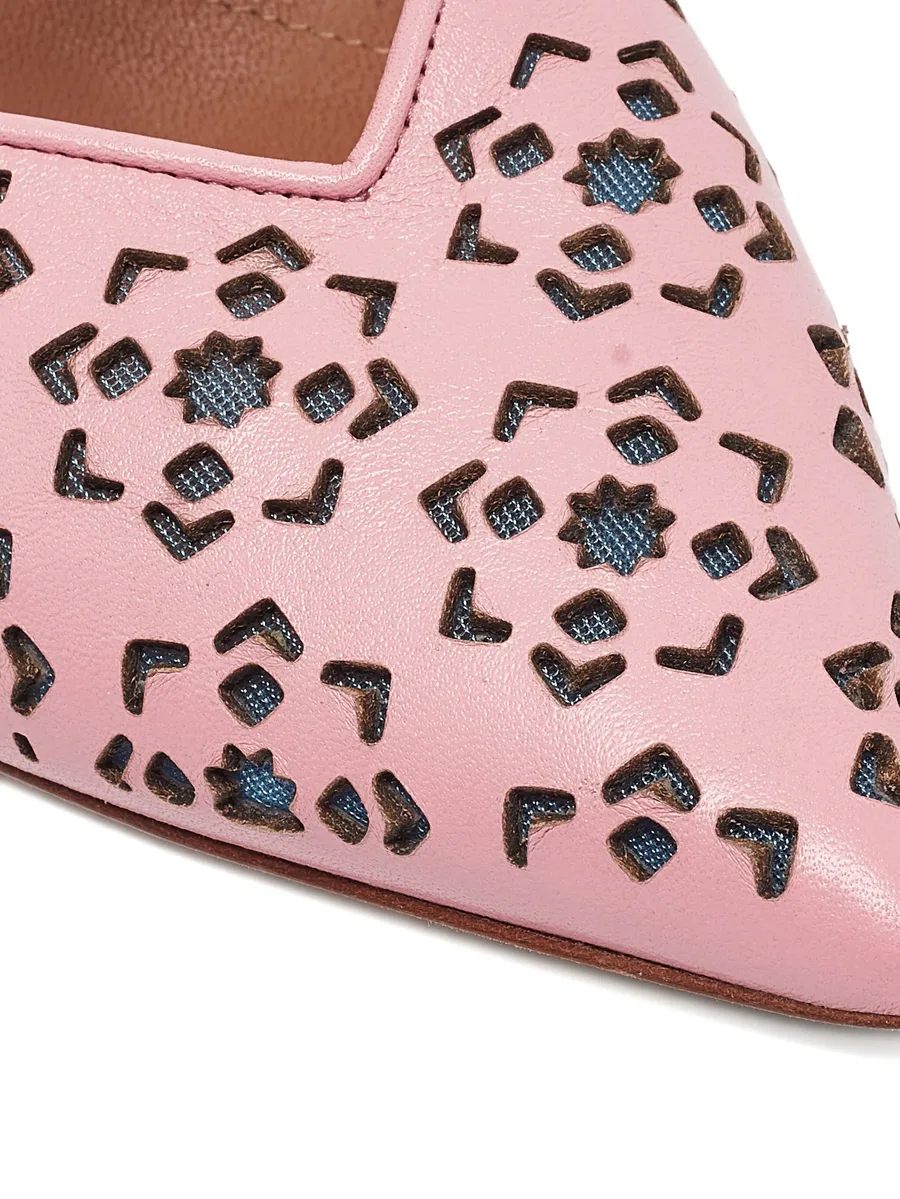 leather heeled mules 12