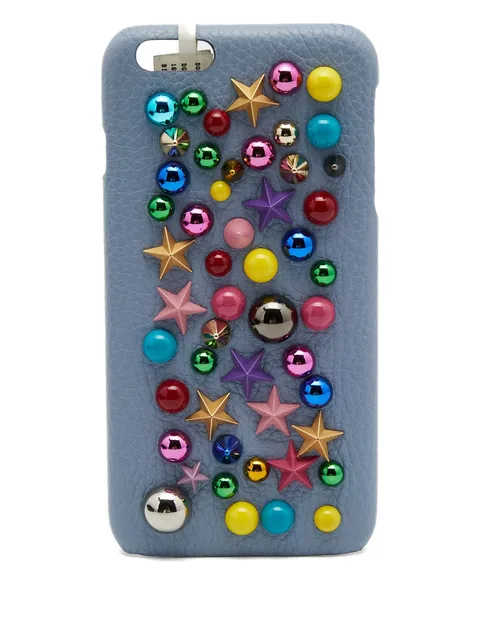 embellished leather iPhone 6 Plus case
