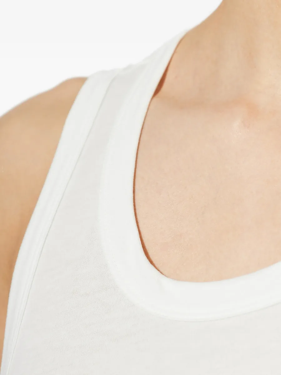 ribbed-trim sleeveless tank top 9