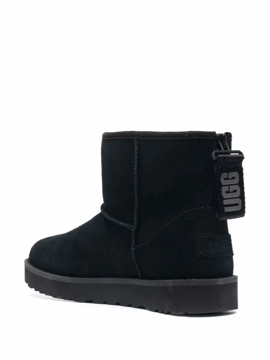 classic zipped suede boots 5