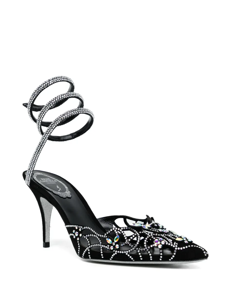 80mm crystal-embellished pumps 3