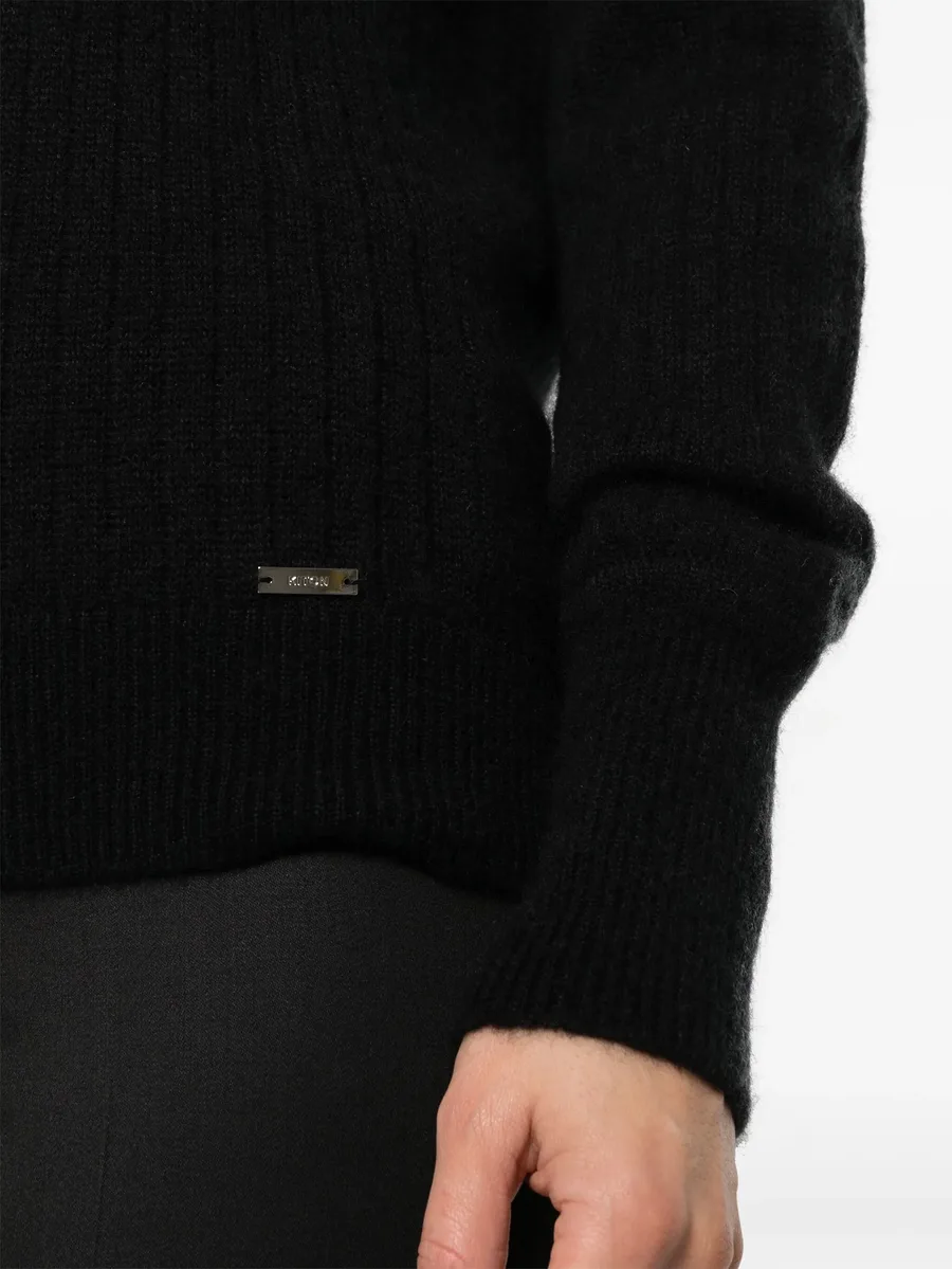 roll-neck ribbed-knit jumper 10