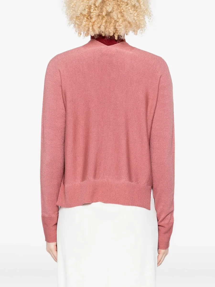 side-split cropped cardigan 7