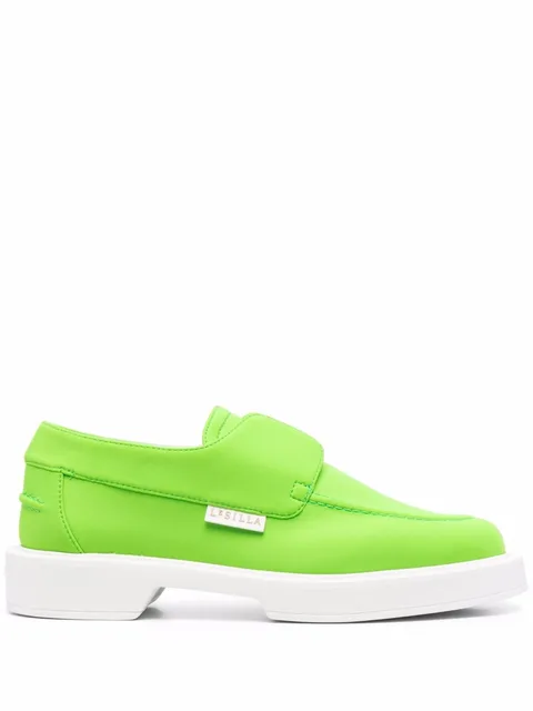slip-on leather loafers