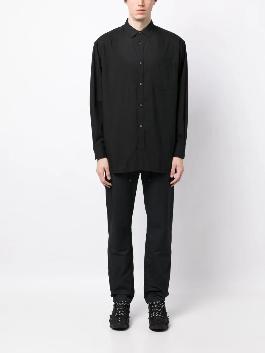 patterned jacquard long-sleeve shirt 4