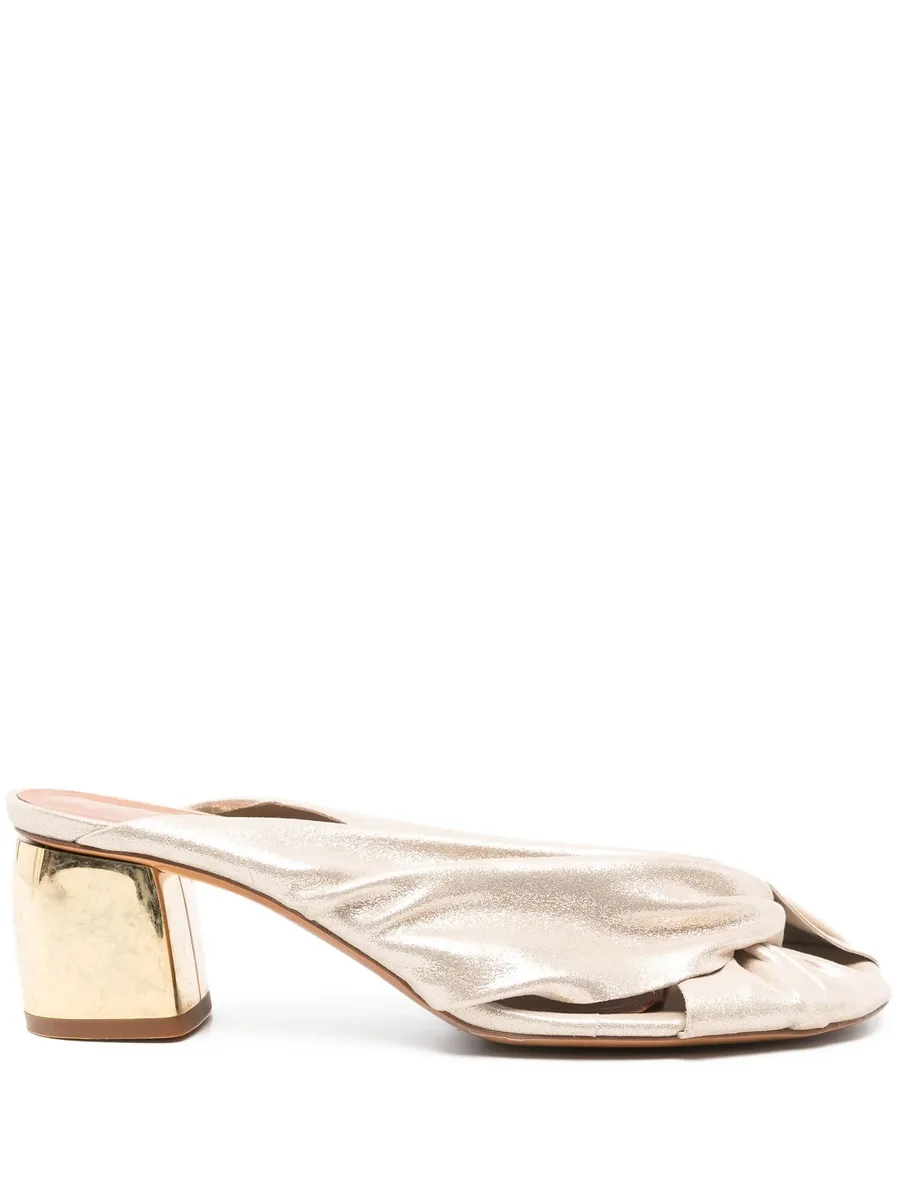 босоножки на блочном каблуке 2
