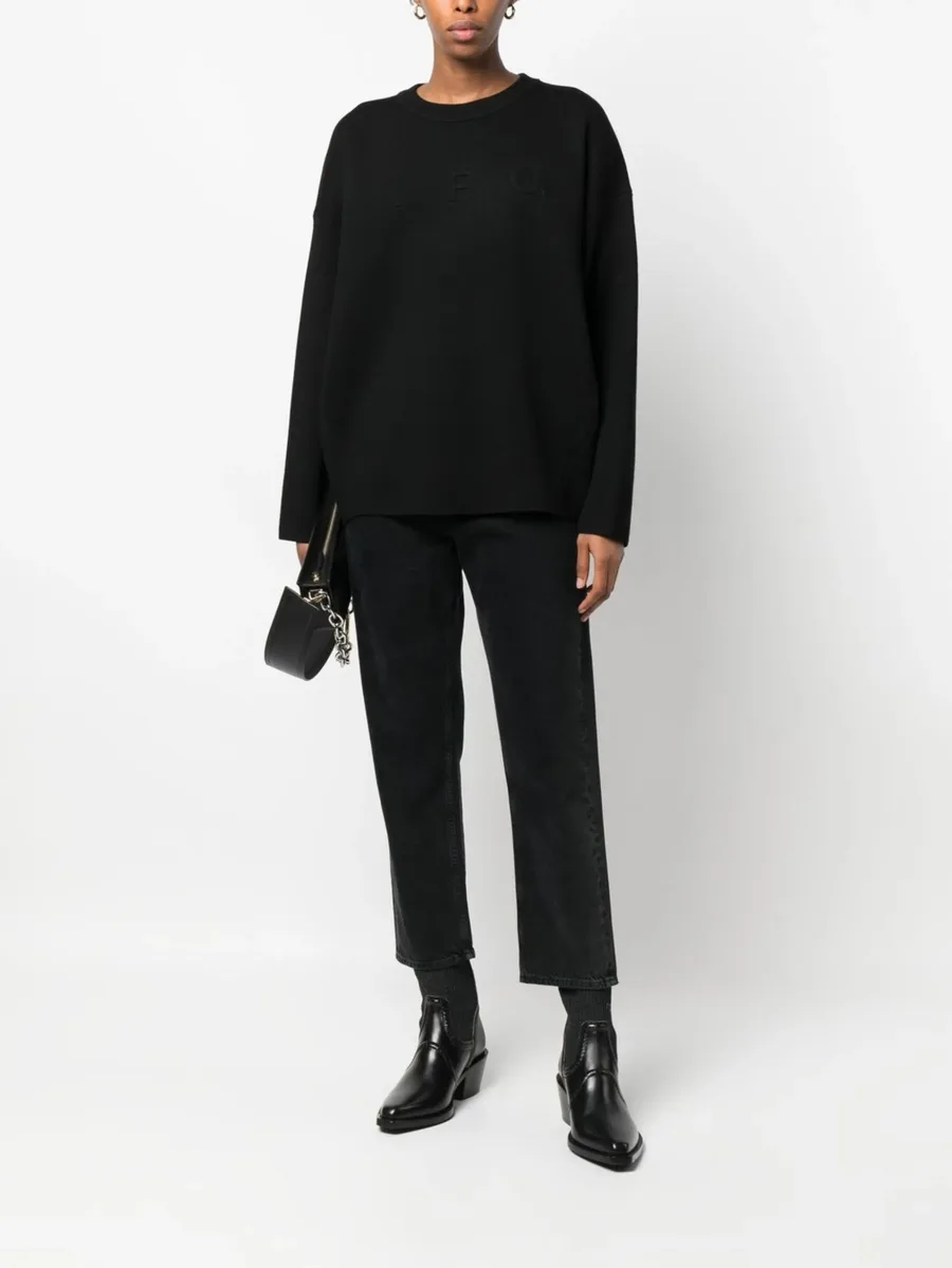 intarsia knit-logo jumper 3