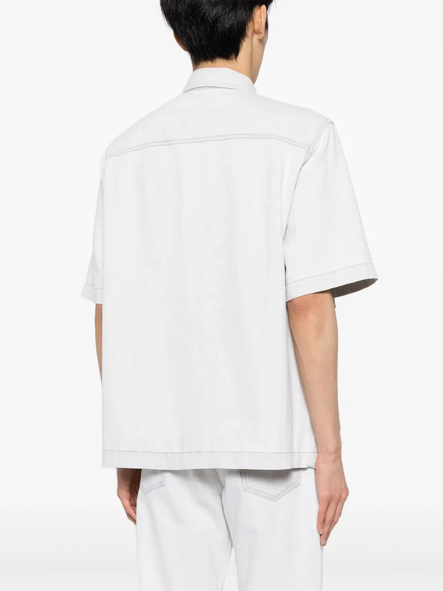 short-sleeve denim shirt 7
