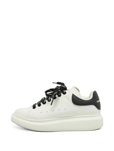 Oversized lace-up sneakers