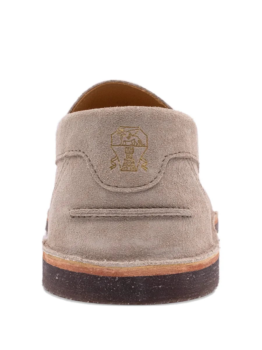 tassel-detail suede loafers 5