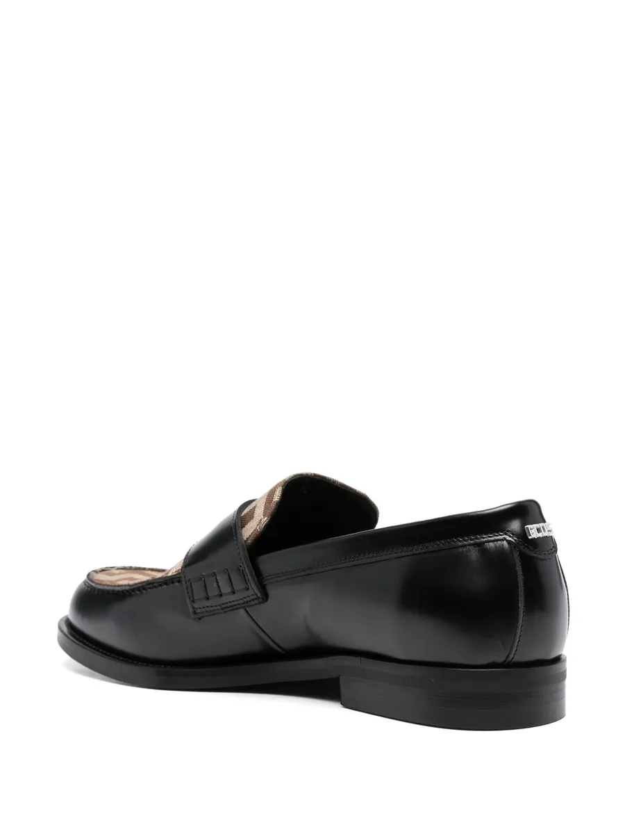 Wirdo monogram-pattern loafers 6