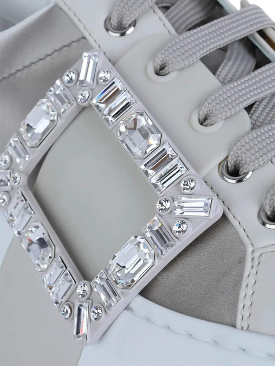 кроссовки Viv' Skate на платформе с кристаллами 4