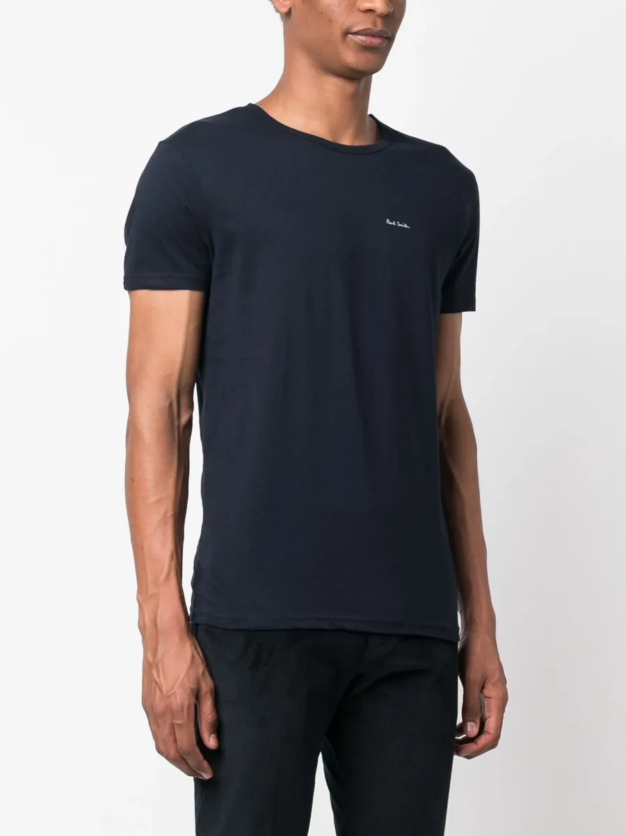 logo-print cotton T-shirt (pack of three) 5