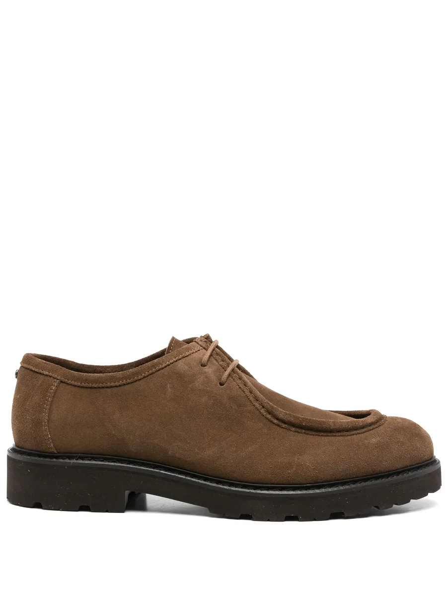 suede lace-up shoes 2