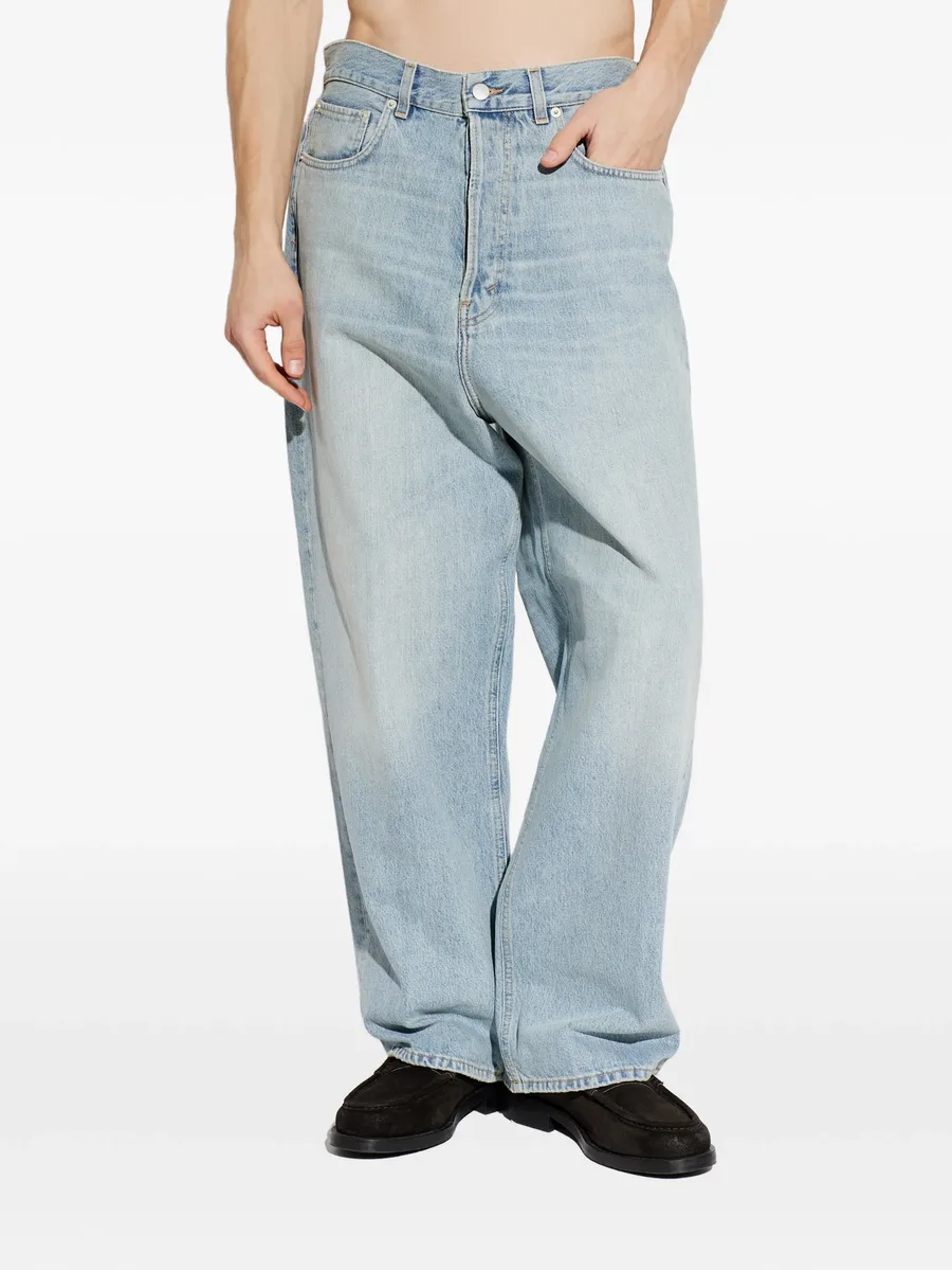five-pocket wide-leg jeans 6
