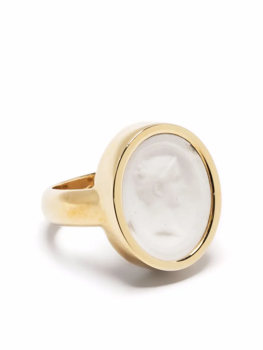 кольцо Cameo с тиснением 1
