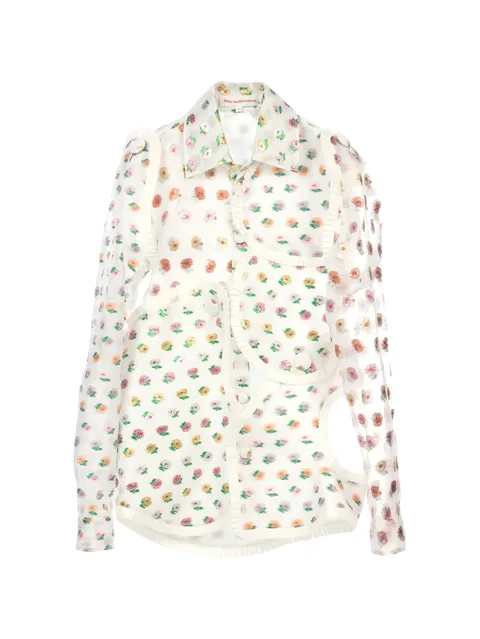 Arp Art ruffles shirt