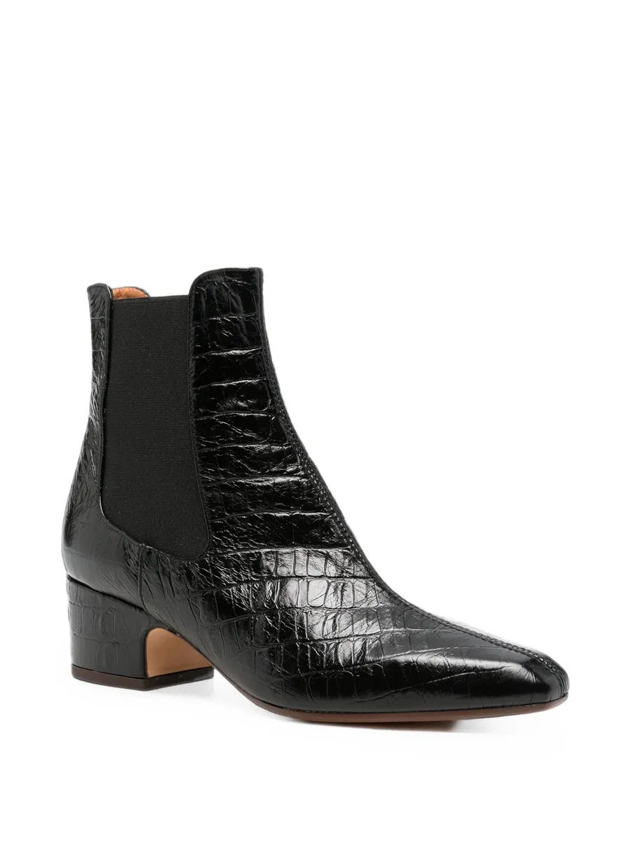 Coronel croc-effect ankle boots 2