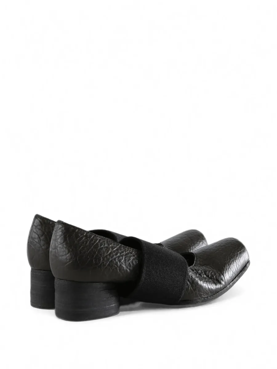 crinkled-effect elasticated-strap ballet flats 3