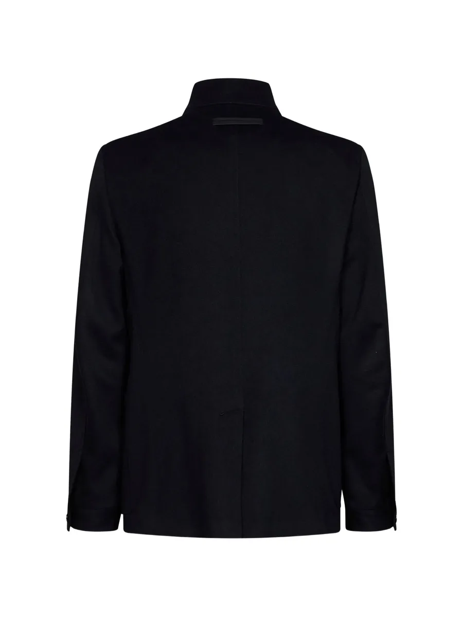 navy blue Oasi cashmere Il Conte jacket 2