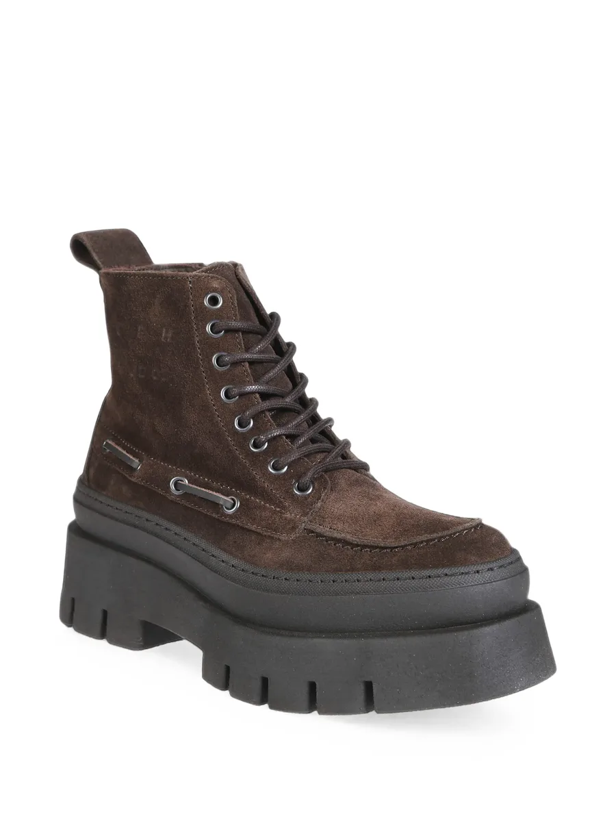 suede chunky-sole boots 2