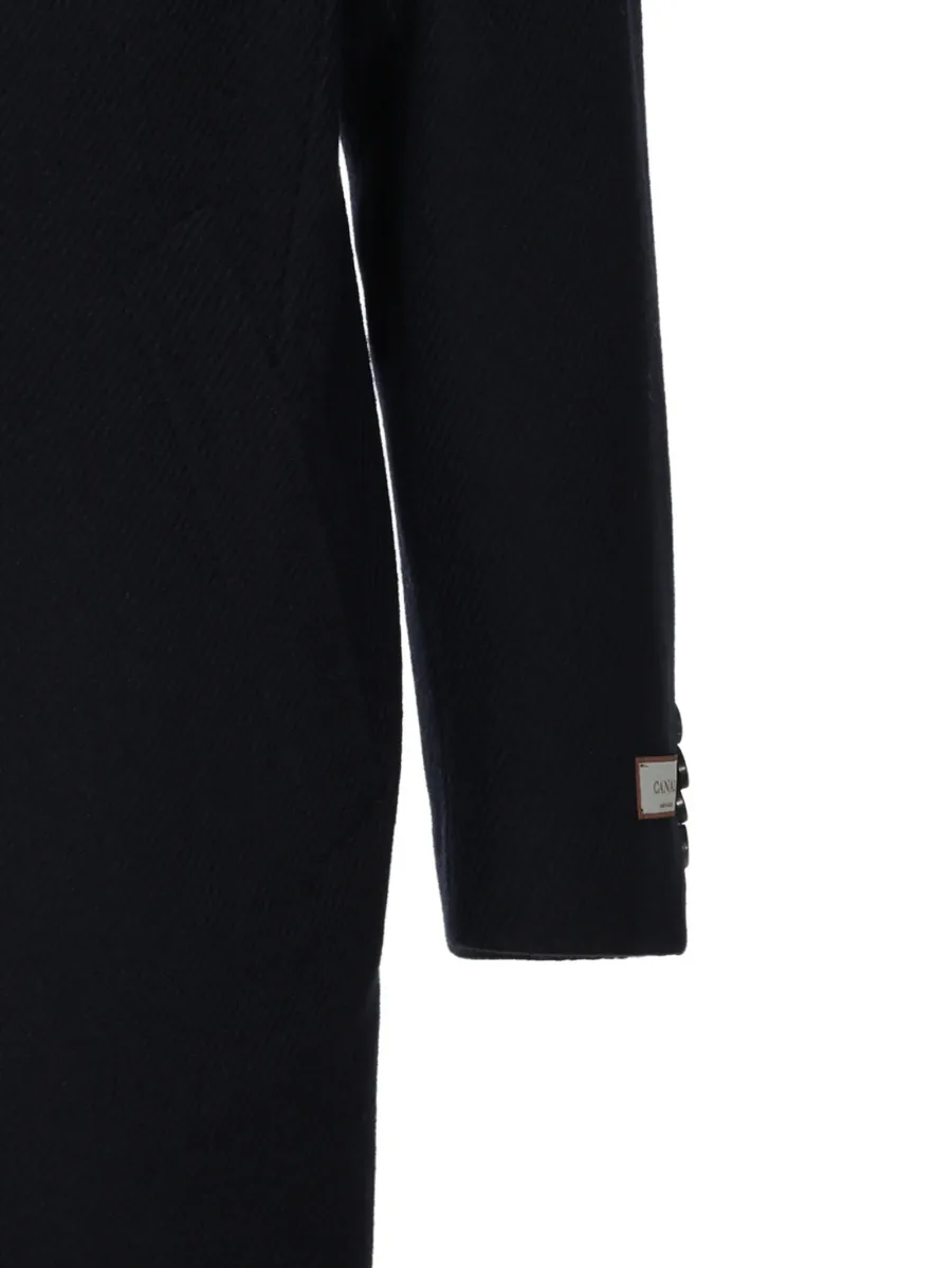 double-breasted peak-lapels coat 3